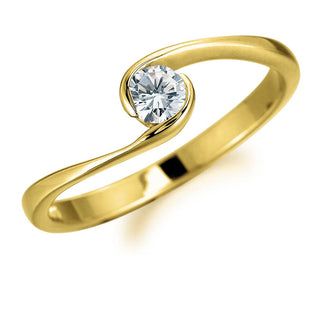 0.25 Carat Modern Solitaire Ring