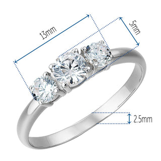 1 Carat Trilogy Ring