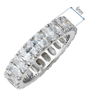 Oval Cut Eternity Ring