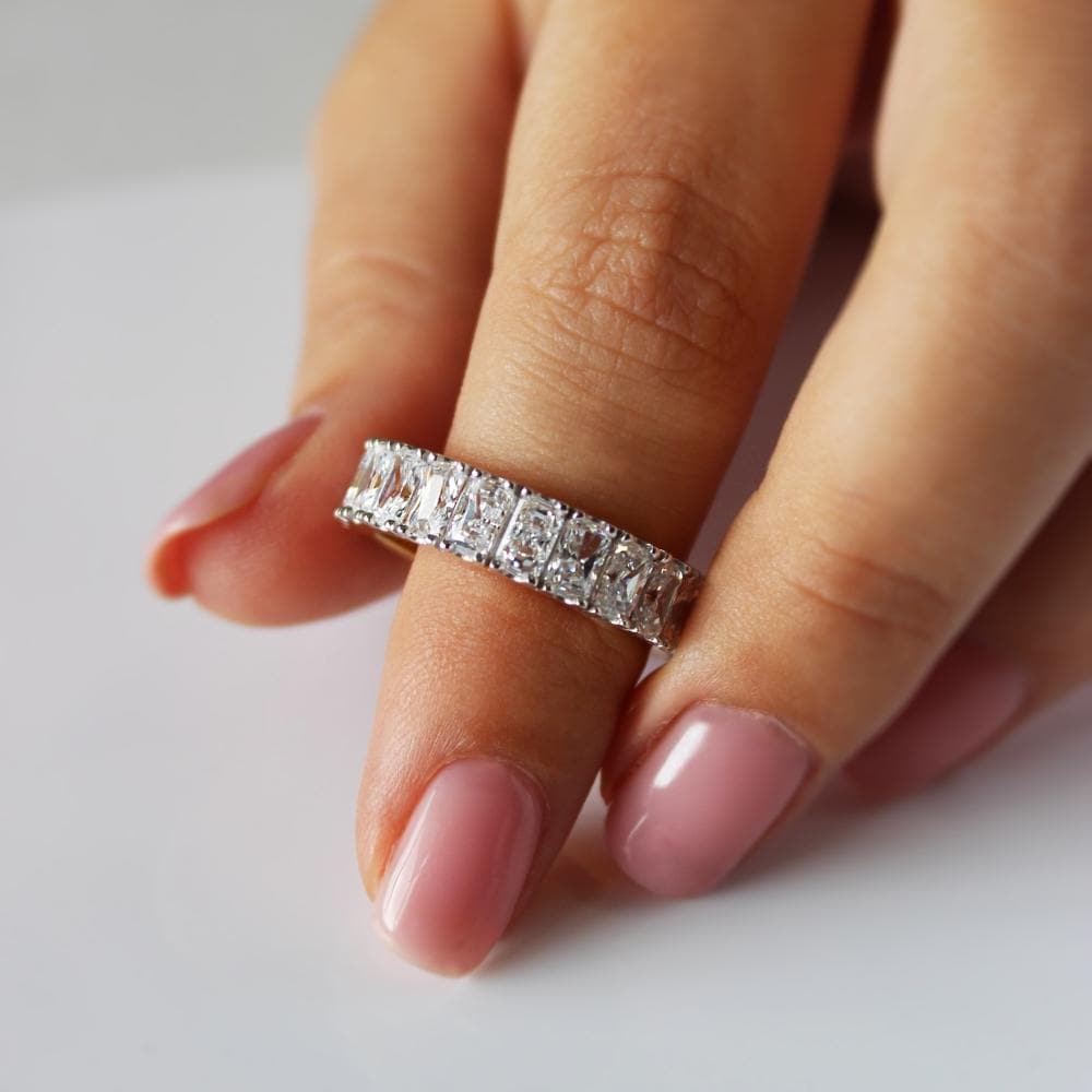 Radiant Cut Eternity Ring