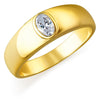Oval  Solitaire Men's Ring