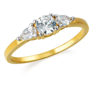 Tzarina Katarina Ring 18ct. Gold Clad