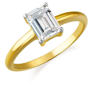 1.75 Carat Emerald Cut Solitaire Ring