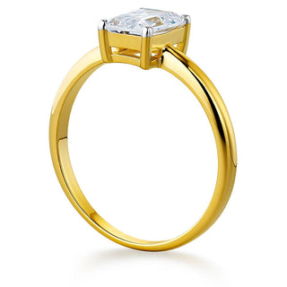 1.75 Carat Emerald Cut Solitaire Ring