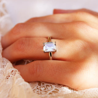 1.75 Carat Emerald Cut Solitaire Ring