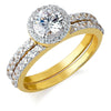 Posh Solitaire Ring Set