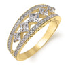 Princess Cut Lace Ring