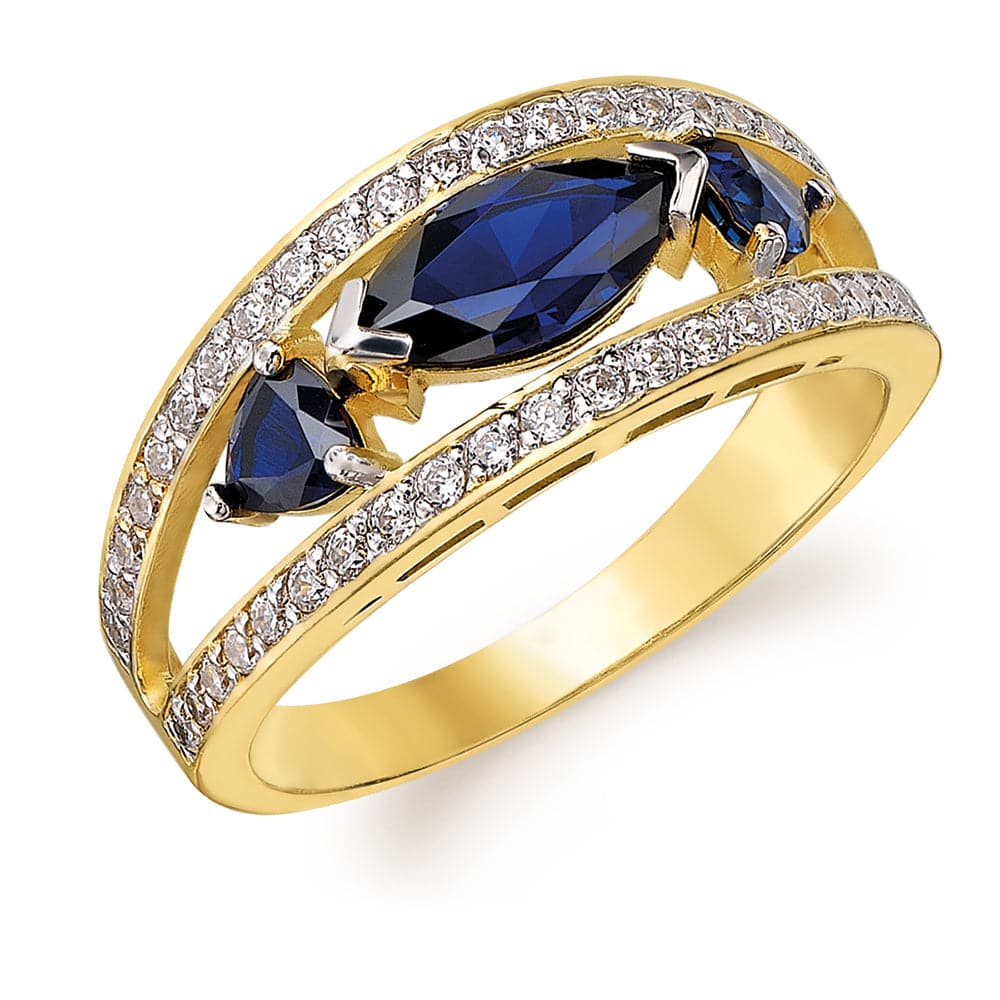 Tru-Sapphire Marquise  Ring