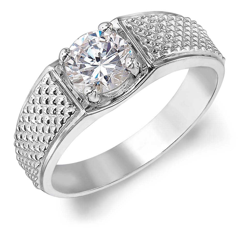 Shingle Solitaire Ring