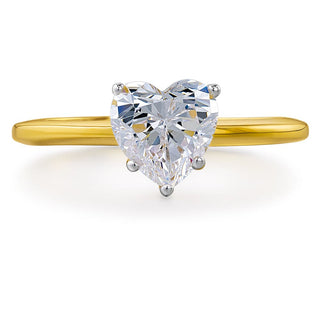 1.25 Carat Heart Solitaire Ring