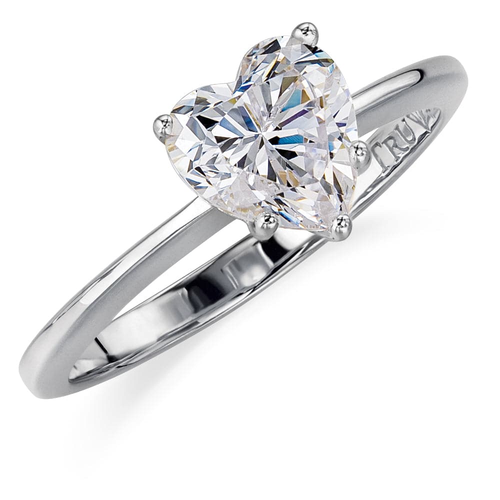 1 ct. Heart Cut Solitaire Ring