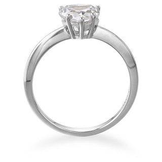 1.25 Carat Heart Solitaire Ring