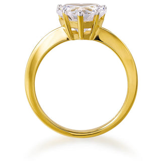 3 Carat Heart Solitaire Ring