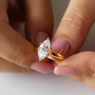 2 Carat Marquise Solitaire Ring