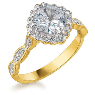 3.40 Carat French Lace Ring