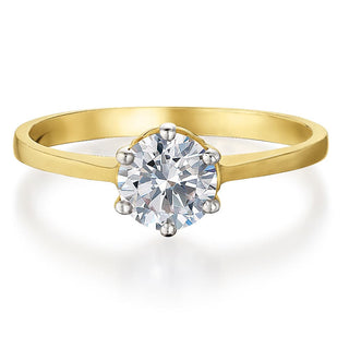 1 Carat Tulip Solitaire Ring