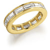 Audrey Hepburn Eternity Ring  18ct Gold Clad