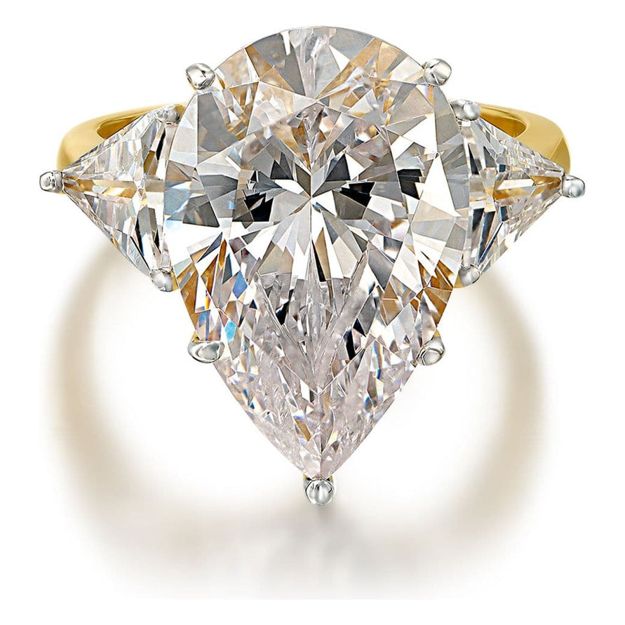 Elizabeth taylor deals pear diamond ring