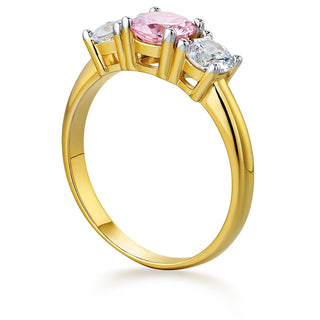 Pink Trilogy Ring
