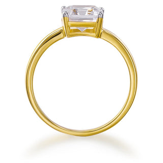 2 Carat Asscher Cut Solitaire Ring