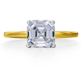 2 Carat Asscher Cut Solitaire Ring