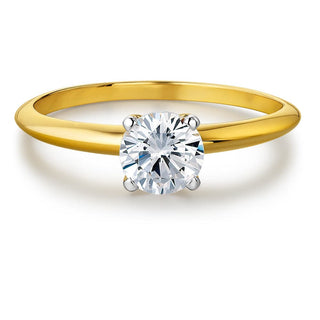 1 Carat Tiffany Style 4-Claw Solitaire Ring