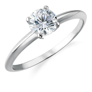 1 Carat Tiffany Style 4-Claw Solitaire Ring