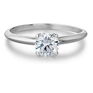 1 Carat Tiffany Style 4-Claw Solitaire Ring