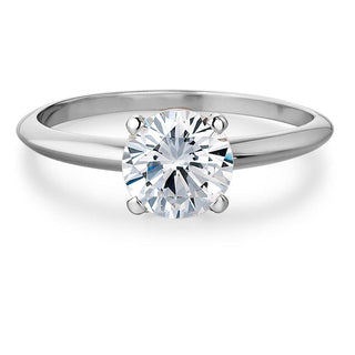 3 Carat Tiffany Style 4-Claw Solitaire Ring