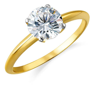 4 Carat Tiffany Style 4-Claw Solitaire Ring