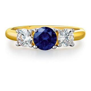Tru Sapphire Trilogy Ring