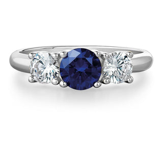 Tru Sapphire Trilogy Ring