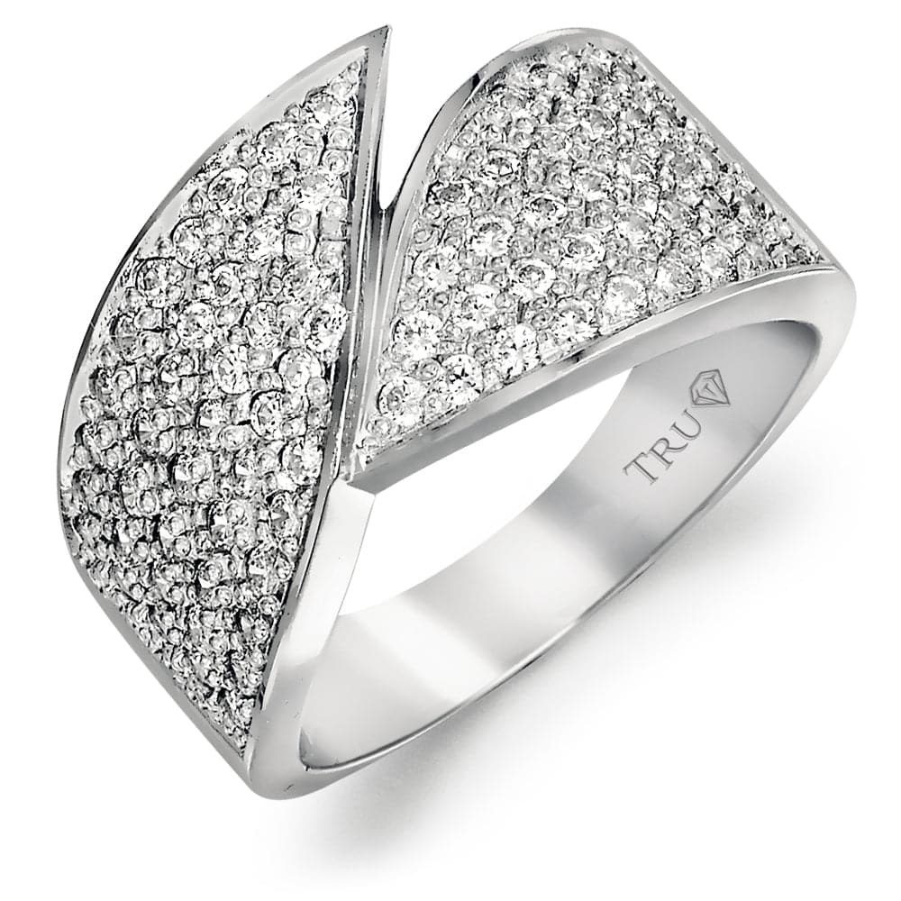 Tender Embrace Ring  Platinum Clad