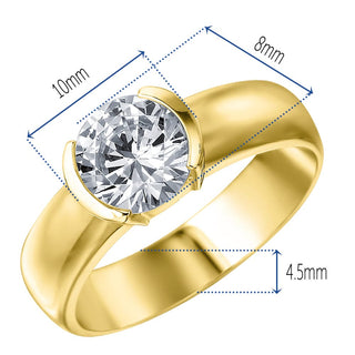 Budding Solitaire Ring