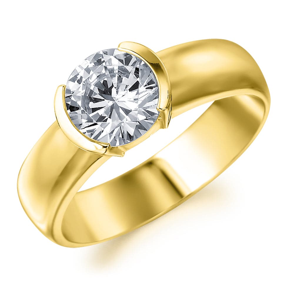 Budding Solitaire Ring