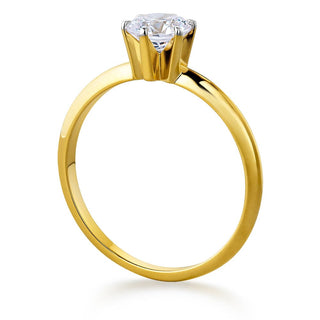 1 Carat Tiffany Style Solitaire Ring