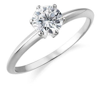 1 Carat Tiffany Style Solitaire Ring