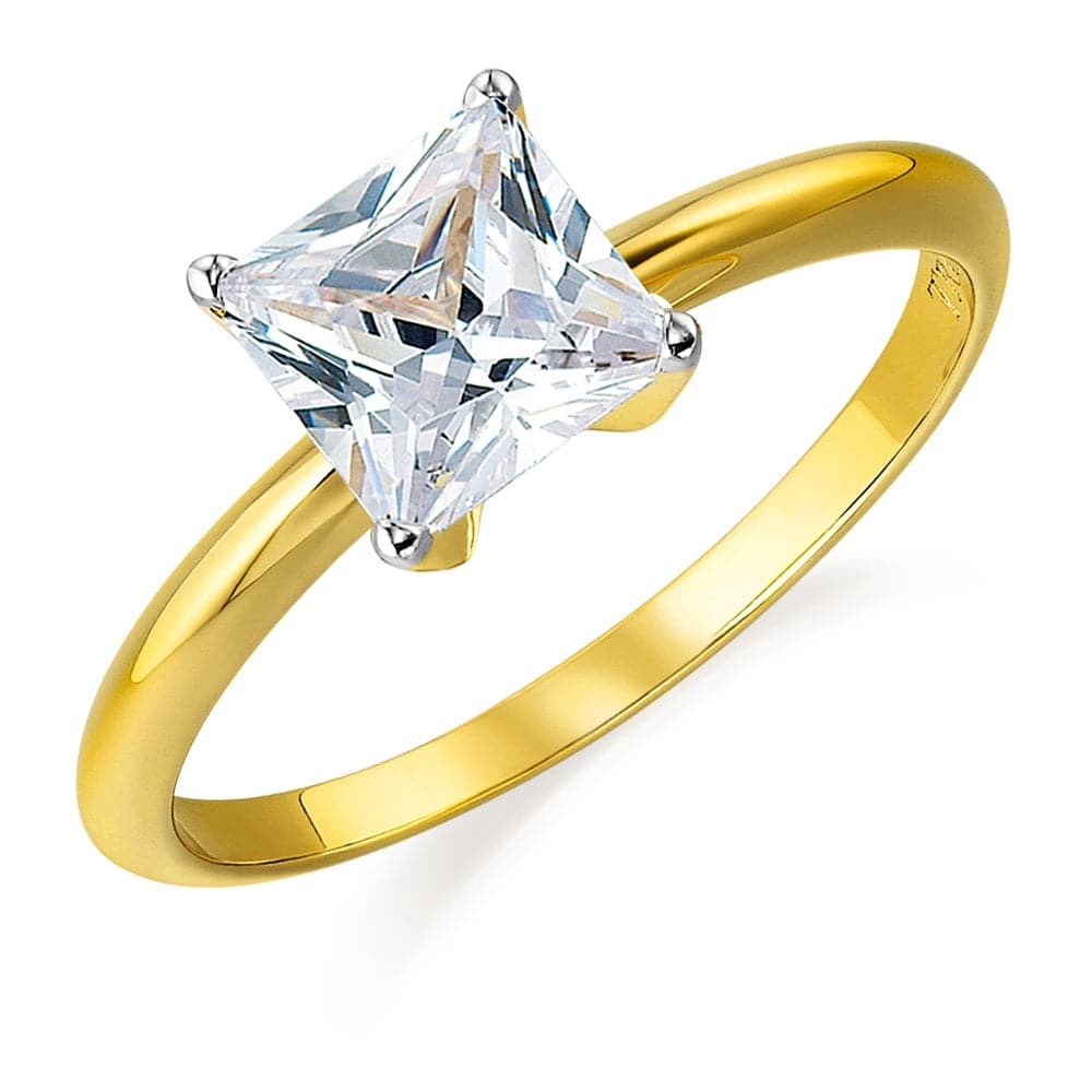 2 ct. Princess Cut  Solitaire Ring