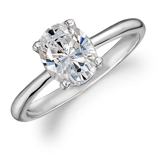 Oval Cut Solitaire Ring