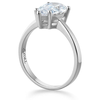 Pear Cut Solitaire Ring
