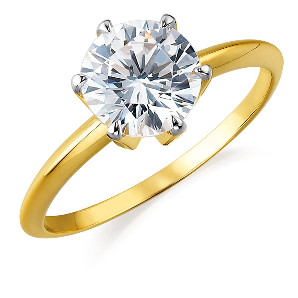 3 ct.  Tiffany Style Solitaire Ring