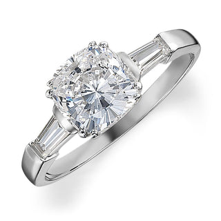 Cushion  Cut  Baguette  Ring