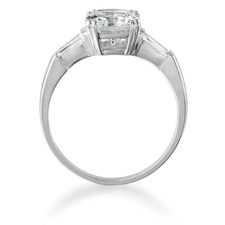 Cushion  Cut  Baguette  Ring