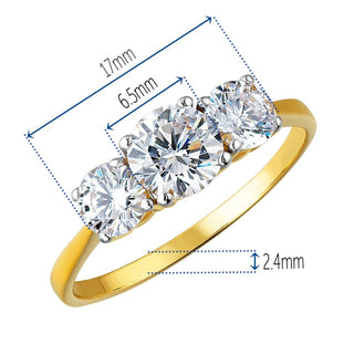 2 Carat Ablaze Trilogy Ring