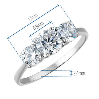 2 Carat Ablaze Trilogy Ring