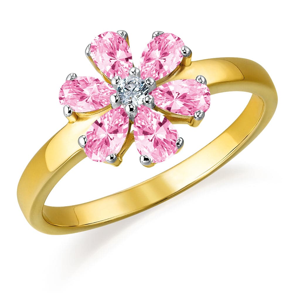 Pink Forget-Me-Not Ring