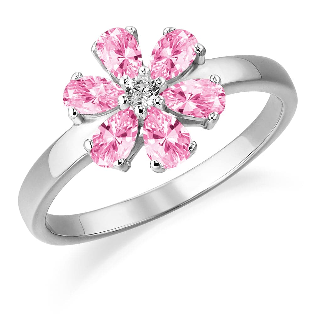 Pink Forget-Me-Not Ring