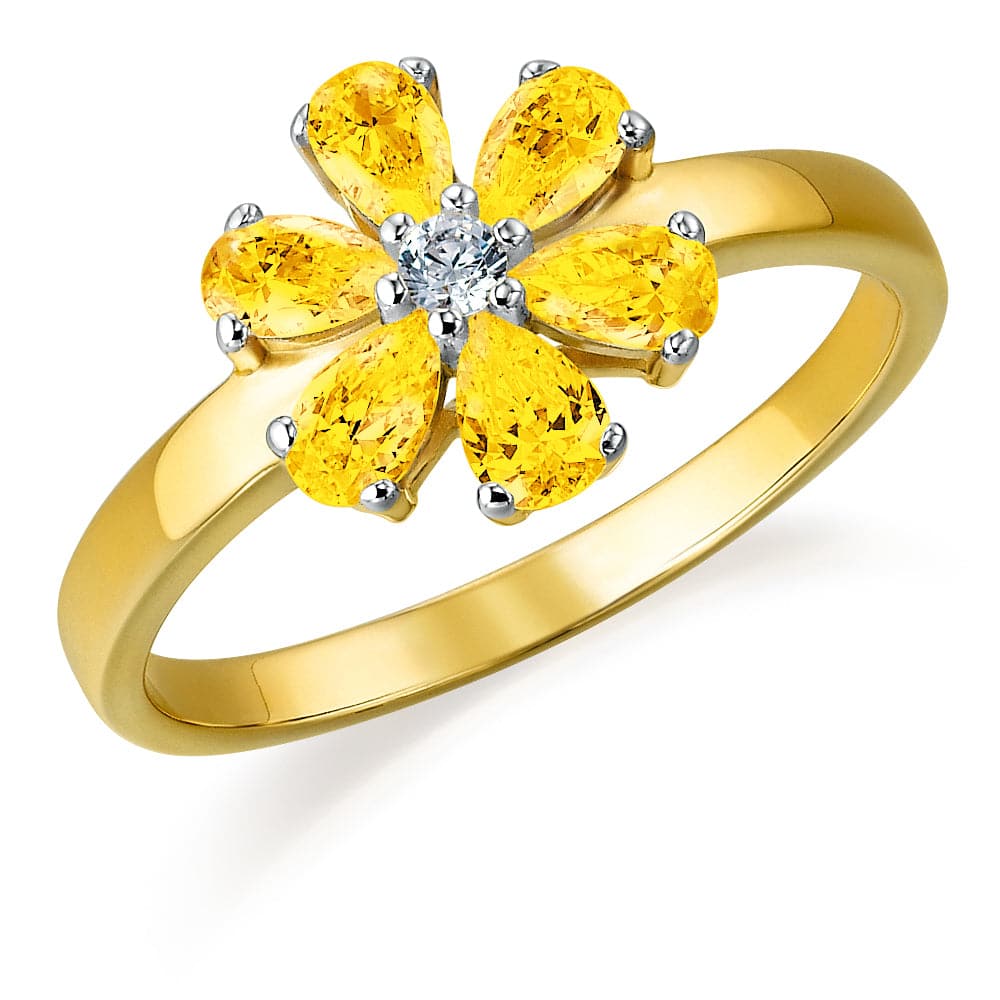 Yellow Forget-Me-Not Ring