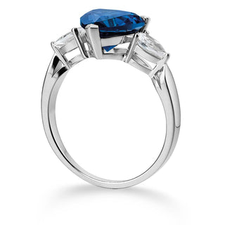 Blue Heart Billionaire Ring