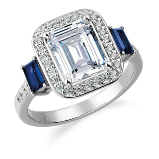 Tru Sapphire Octavia Ring